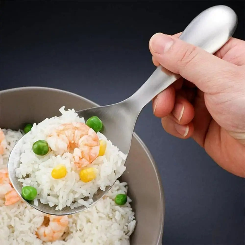 Globetrek° RiceSpoon - Anti-adhérent Acier Inoxydable Cuillère à Servir le Riz