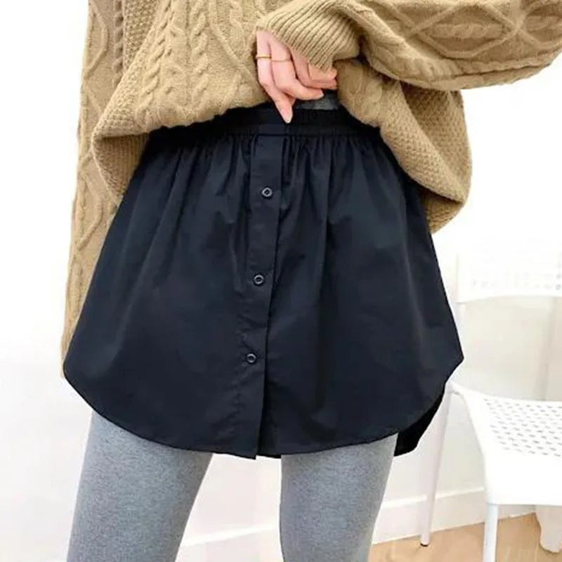 Icone™ WaistSkirt 1+1 GRATUIT: Chic Extensible Chemisier Jupe Taille Haute Pour Femme