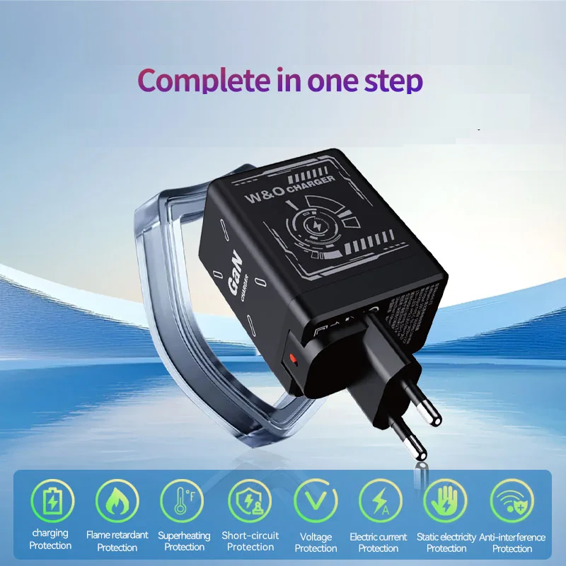 DualCharger: Charge Rapide Double Rétractable Câble Voyage Chargeur