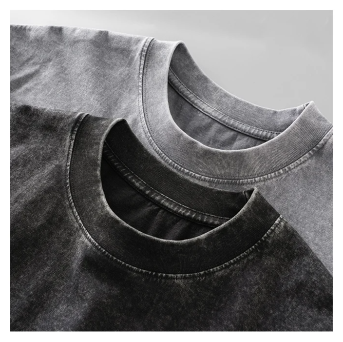 Icone™ ComfortShirt 1+1 GRATUIT: Premium Confortable Lâche Ajuster Délavé T-shirt