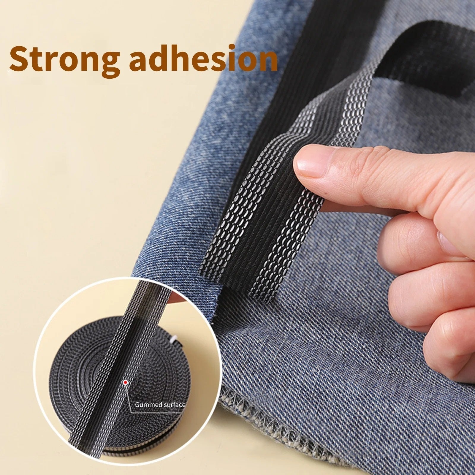 Icone™ ShorteningTape: 5M Ruban De Raccourcissement De Pantalons Auto-Adhésif