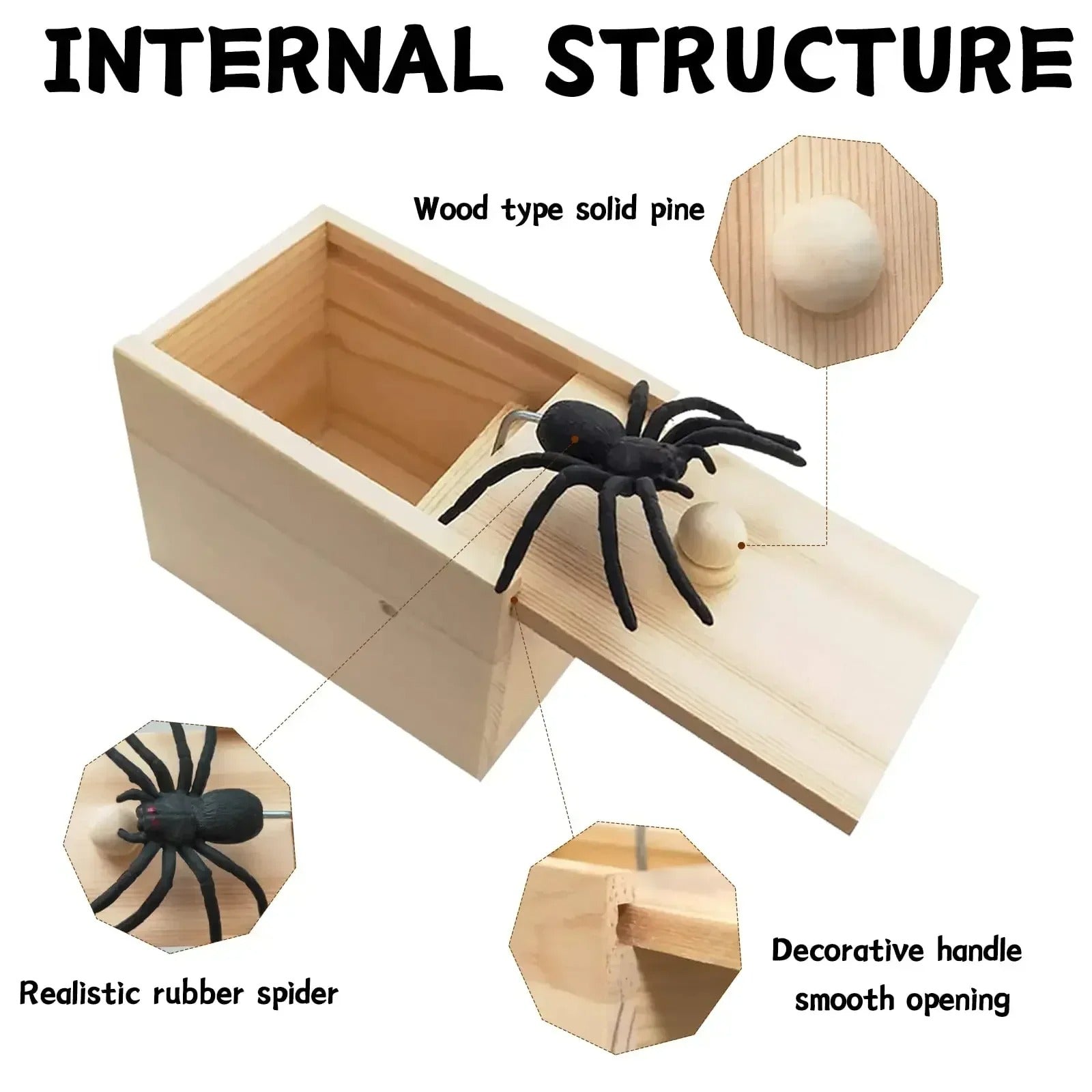 SpiderBox - Boîte Araignée Farce Effrayante
