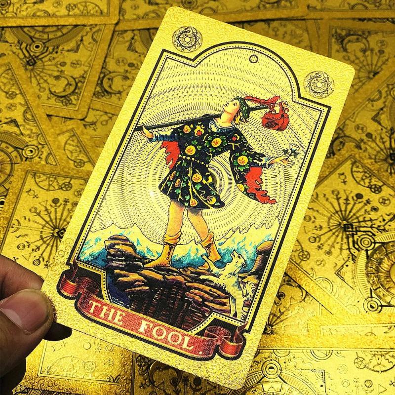 TarotCards - Mystique Doré Tarot Cartes