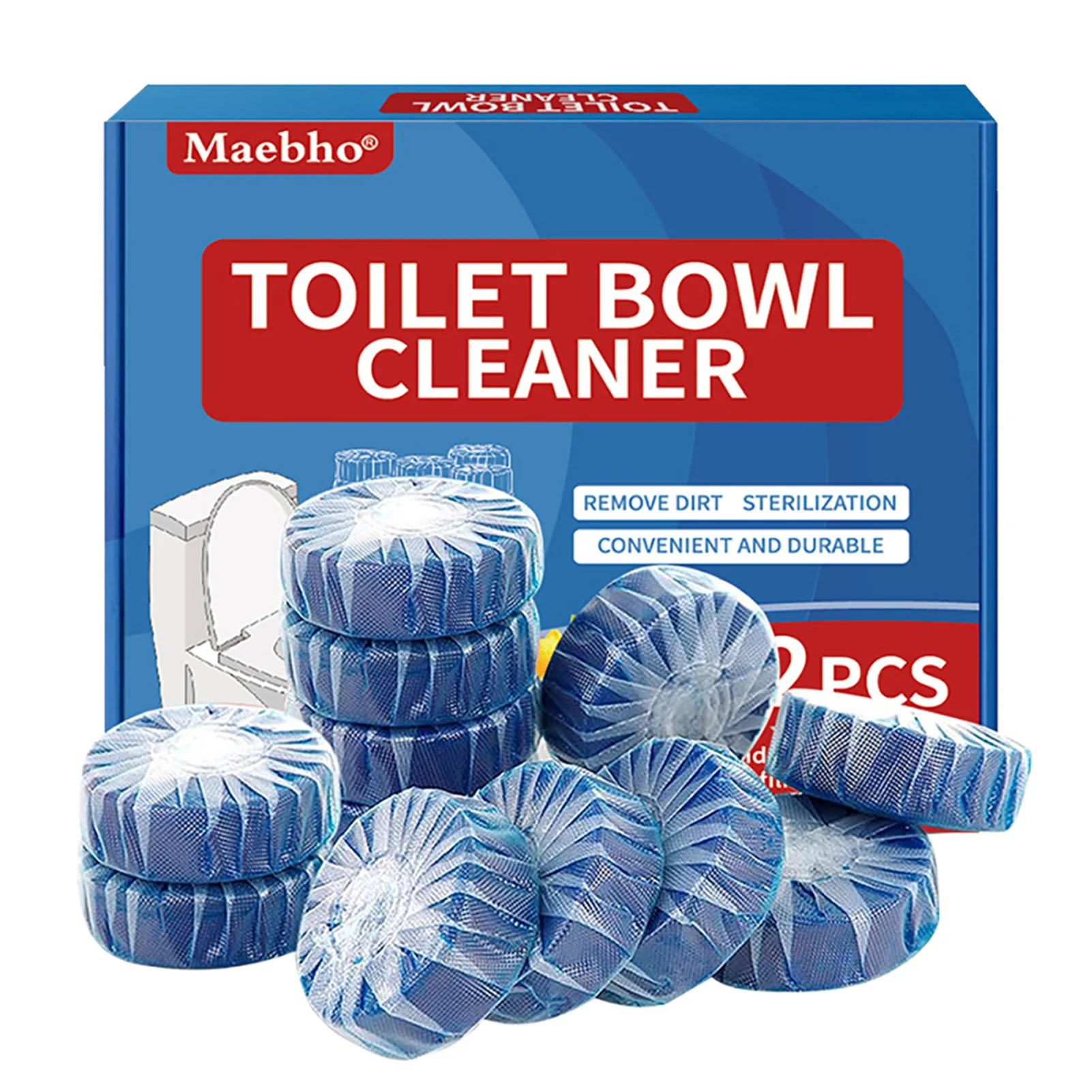 Cleaner Pro° ToiletTablets: Nettoyant Automatique À Insérer Dans La Cuvette Des Toilettes Comprimés