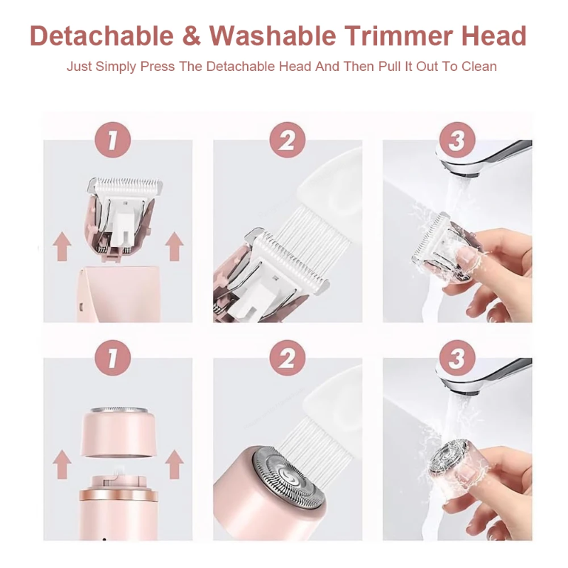 ProTrimmer - Femmes Double Tête Coupeuse De Précision