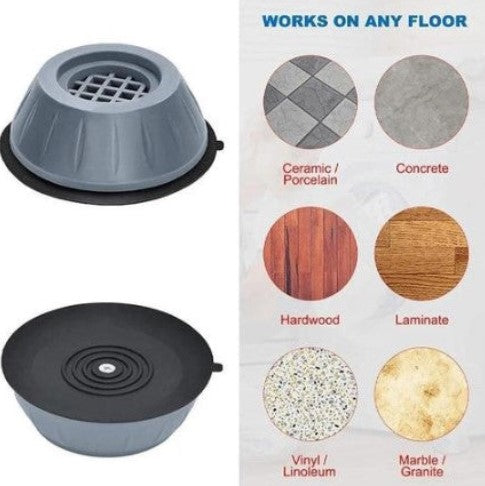 Globetrek° WasherStabilizer: Anti Bruit Et Vibration Machine À Laver Support