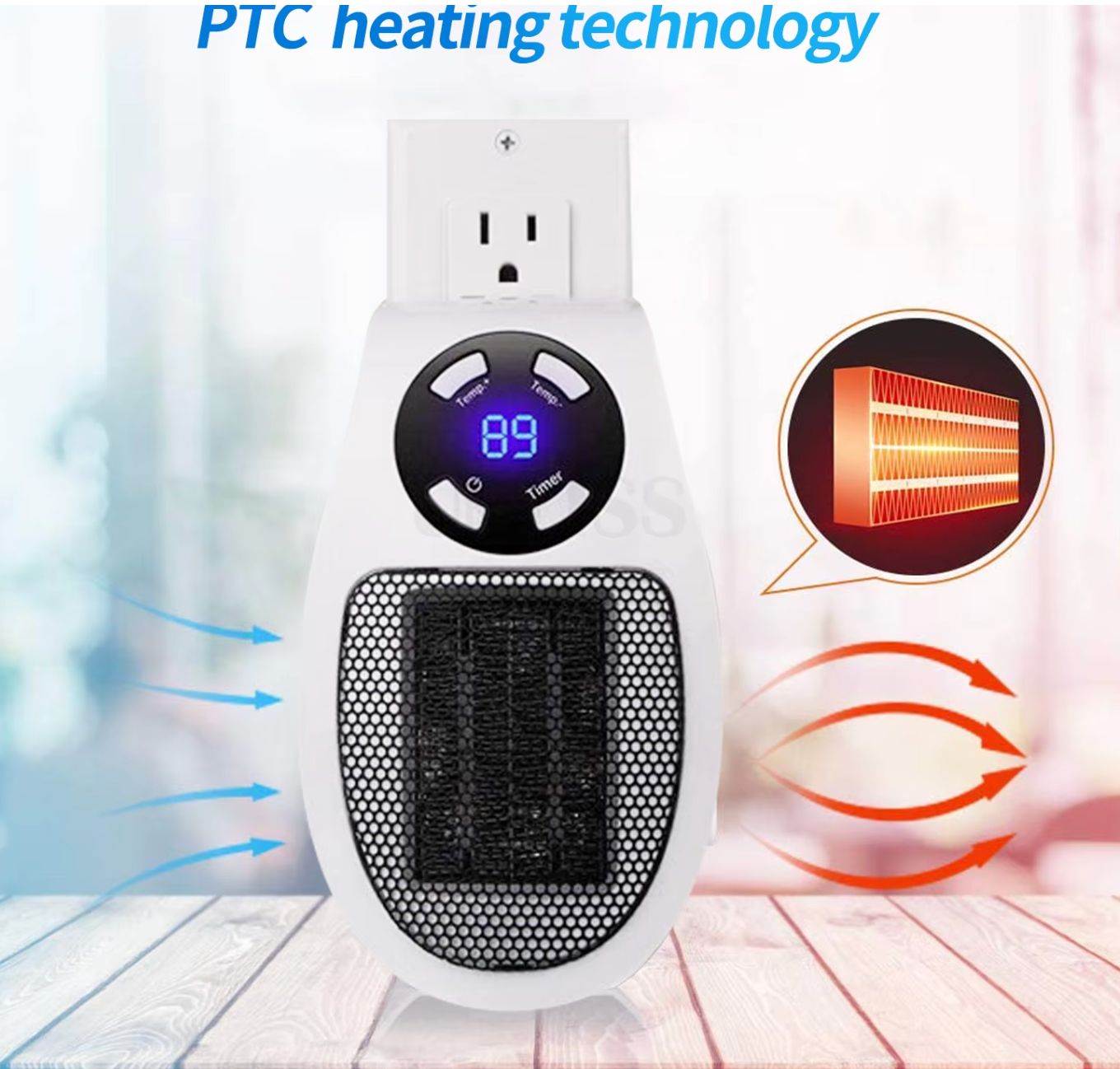 HeaterFan - Ventilateur De Chauffage Électrique Portable