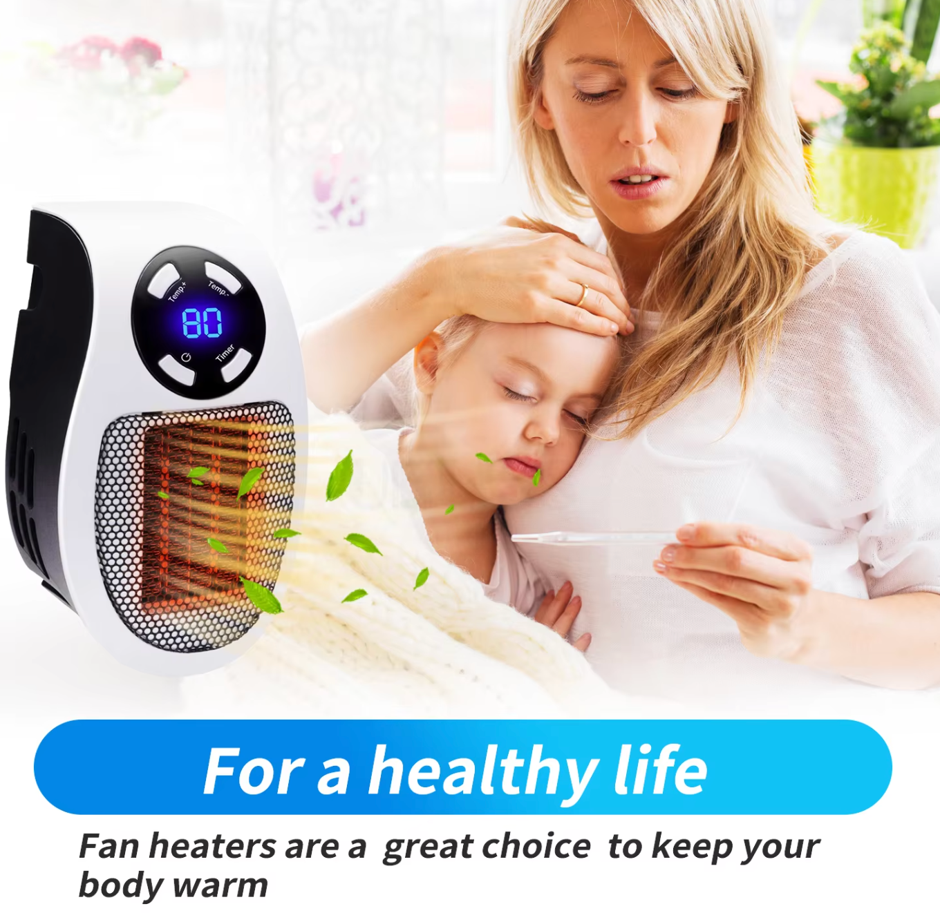 HeaterFan - Ventilateur De Chauffage Électrique Portable