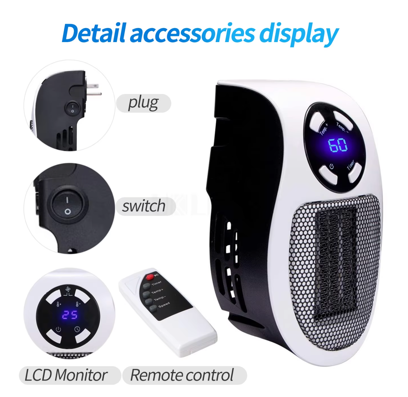 HeaterFan - Ventilateur De Chauffage Électrique Portable