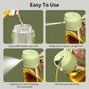 Globetrek° OilDispenser 1+1 GRATUIT : 2 En 1 Verser Et Vaporiser Verre Distributeur D'Huile Et De Liquide
