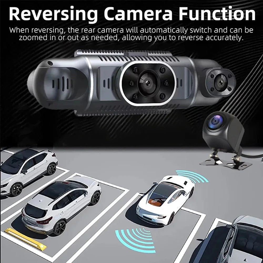 CarRecorder - Haute Définition 4 Angles De Caméra Wi-Fi Enregistreur Voiture