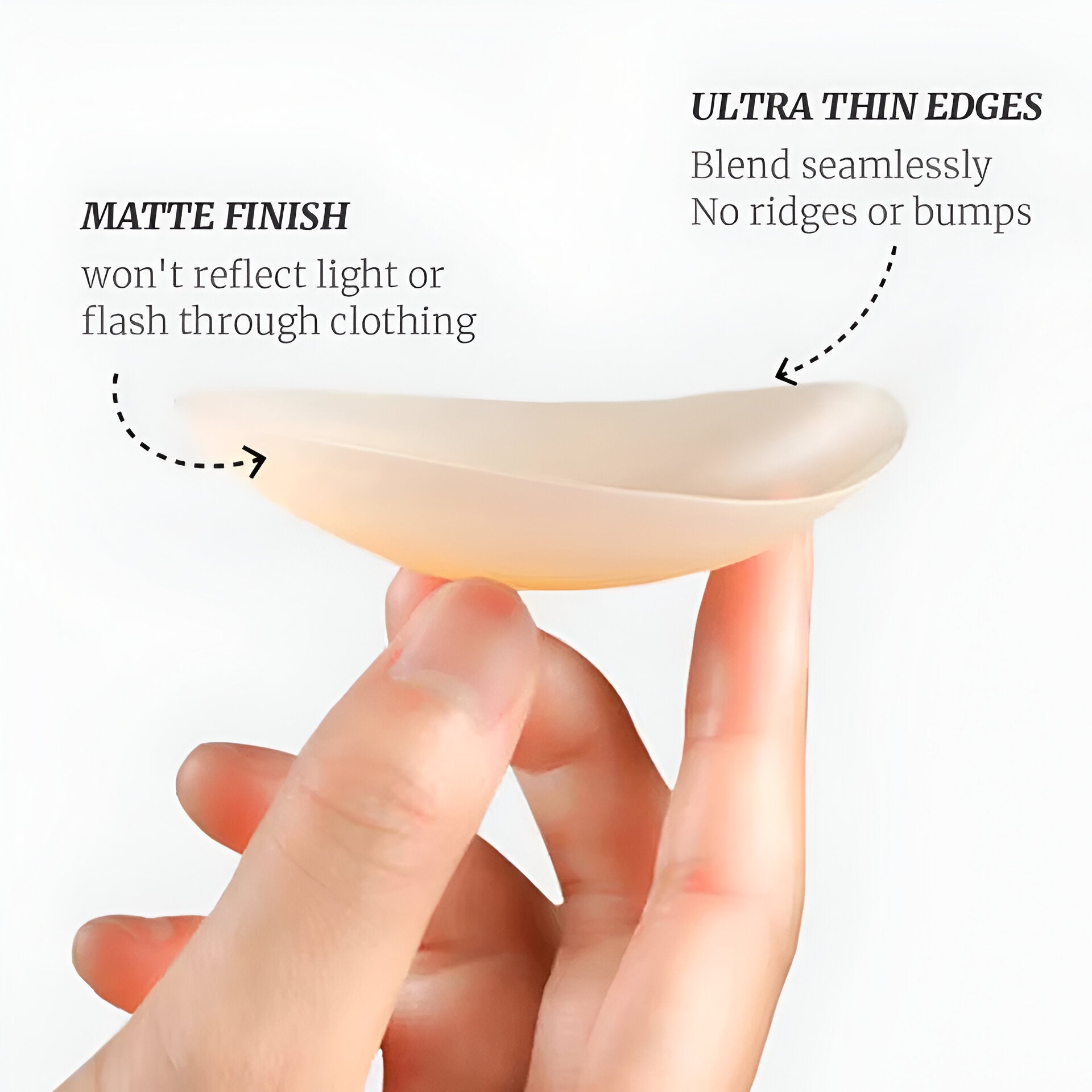 Icone™ NippleCover 1+1 GRATUIT : Cache-Mamelons Adhésifs Fins En Silicone Mat