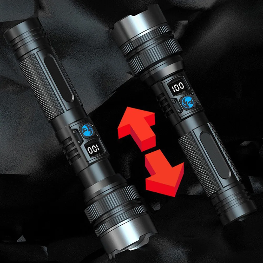 Ledsen™ AdjustableFlashlight: Lampe De Poche Rechargeable Ultra-Lumineuse Avec Faisceau Réglable