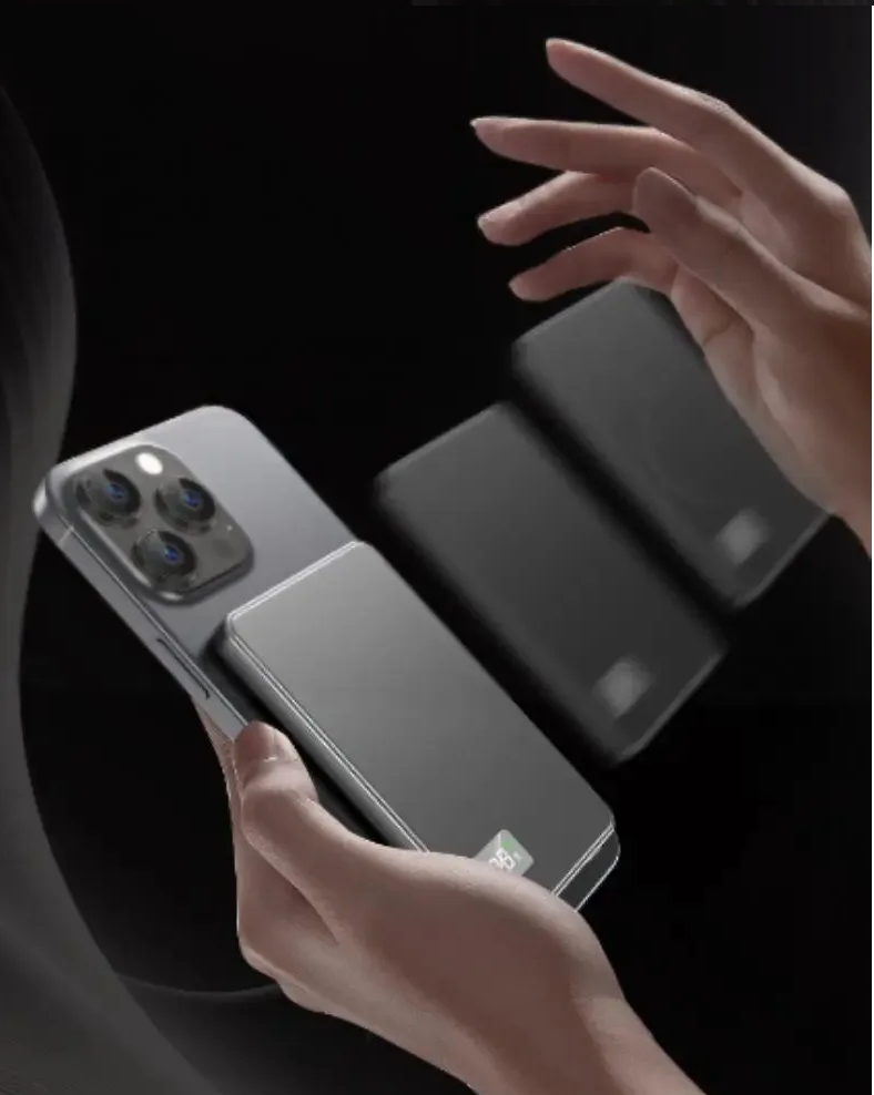 MagneticCharger - Chargeur Magnétique Rapide 3 En 1 Et Batterie Externe Portable