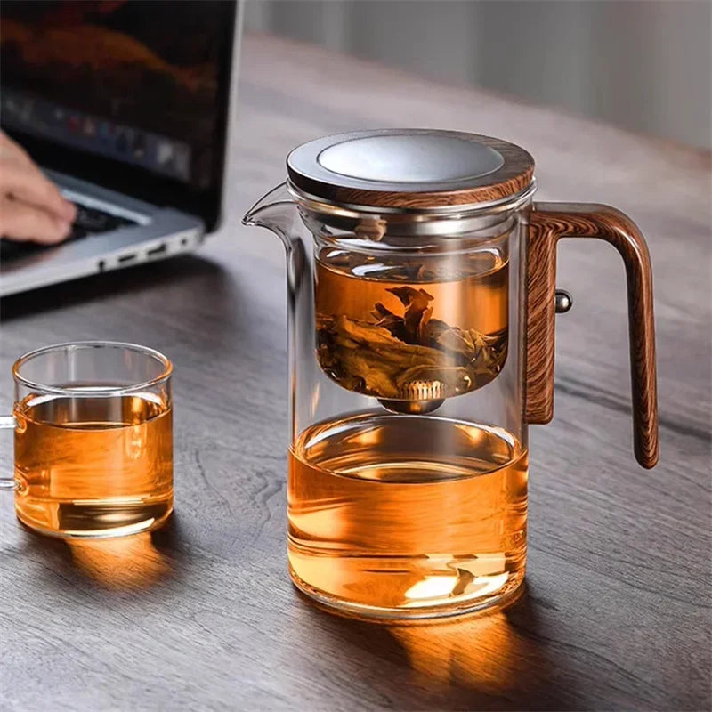 Globetrek° GlassTeapot: Automatique Eau Séparation Verre Théière
