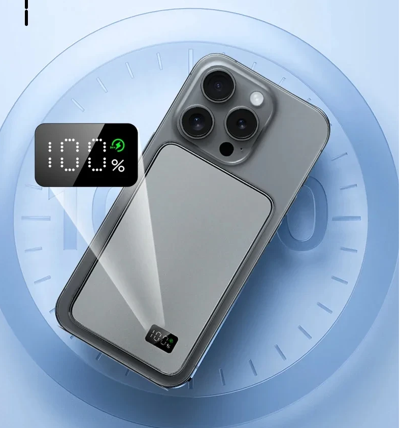 MagneticCharger - Chargeur Magnétique Rapide 3 En 1 Et Batterie Externe Portable