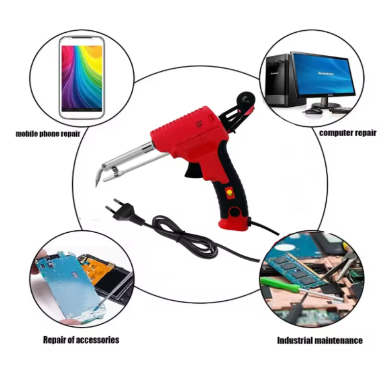 SolderingKit: 80W Chauffage Externe Fer Electrique A Souder Pistolet Kit