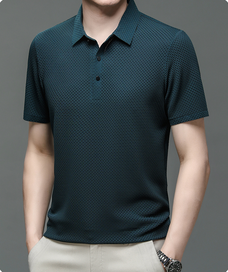 Icone™ BreathableShirt 1+1 GRATUIT : Chemise À Manches Courtes Élégante Et Respirante Pour Homme