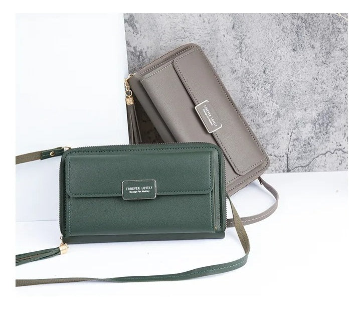 Icone™ WalletBag: Convertible Grand Portefeuille Sac Elingue