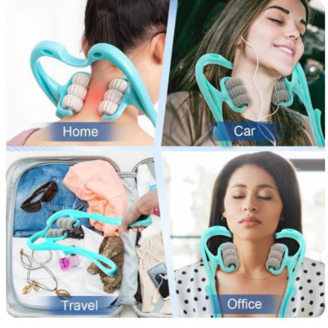 NeckRoller 1+1 GRATUIT - Appareil De Massage De La Colonne Cervicale Et Du Cou