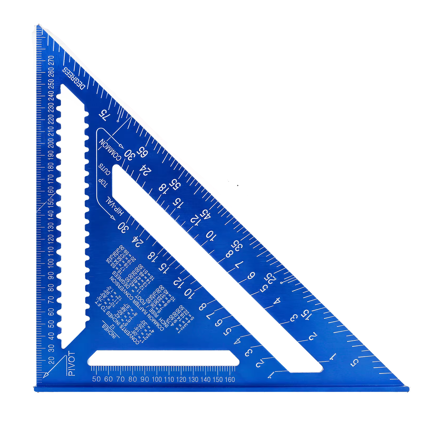 TriangleRuler - Règle Triangulaire en Alliage D'aluminium Pour le Travail du Bois