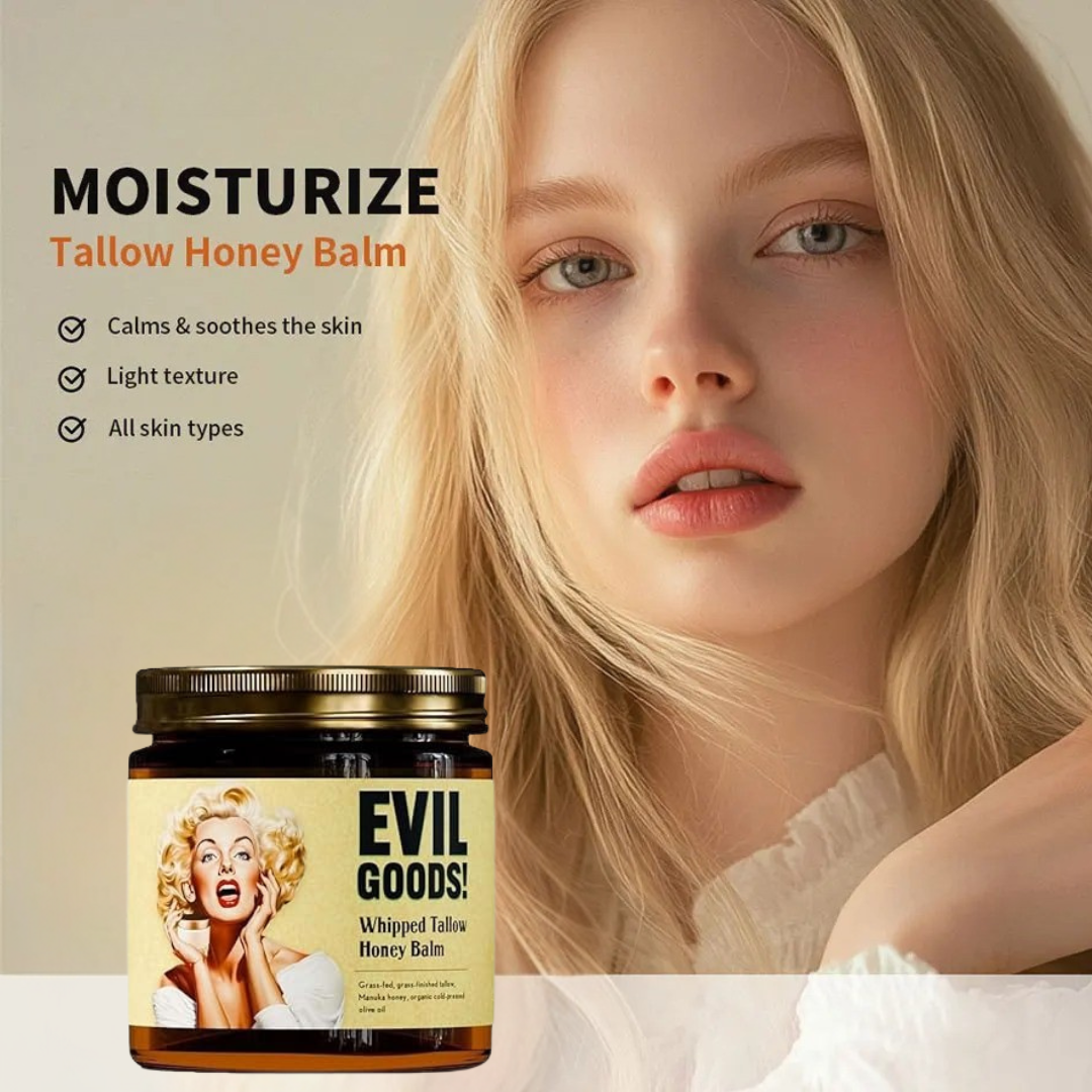 MoisturizingBalm - Baume Fouetté Au Miel Et Au Suif Pour Le Visage Et Le Corps