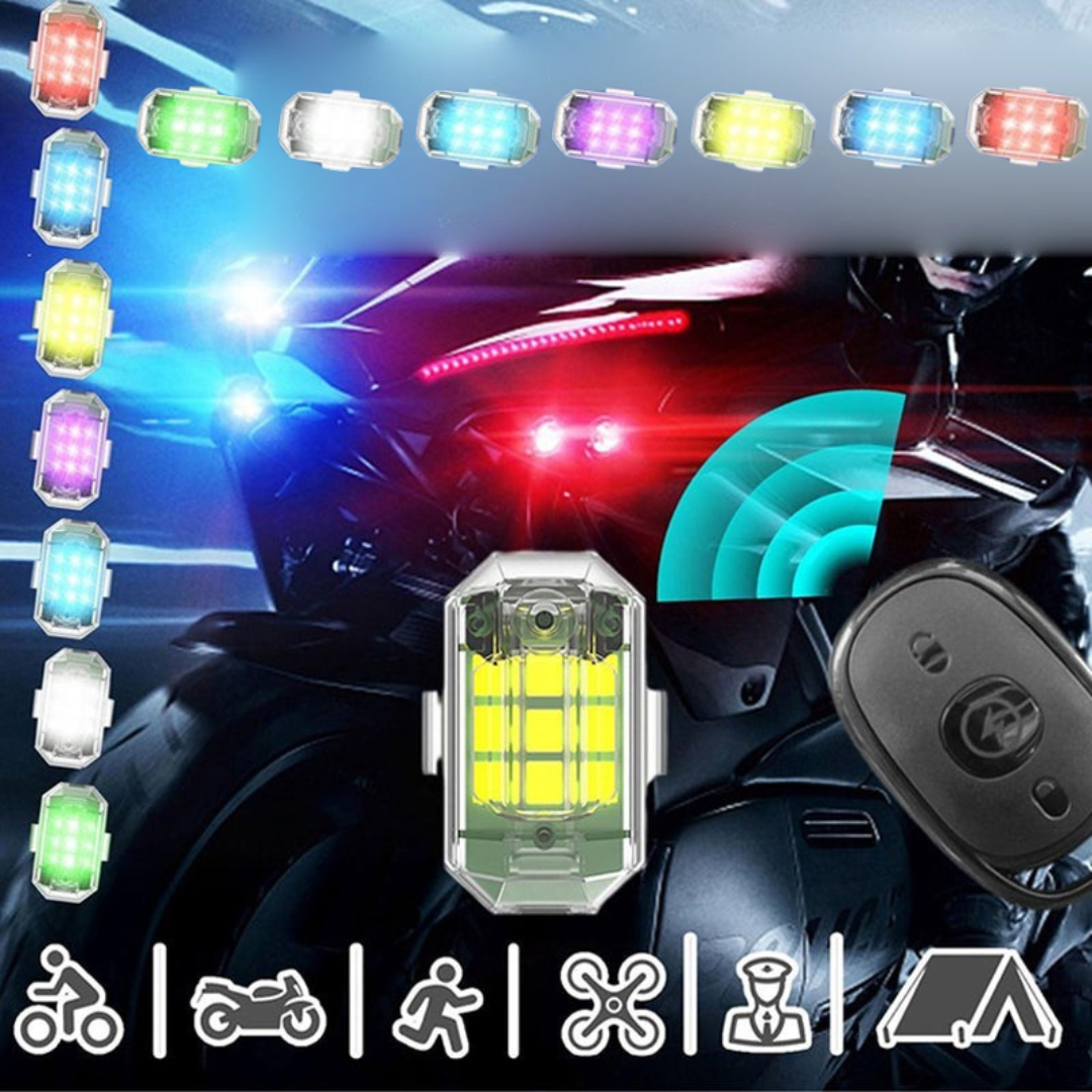 Ledsen™ FlashingLight: Lampe Clignotante LED Télécommandée Sans Fil