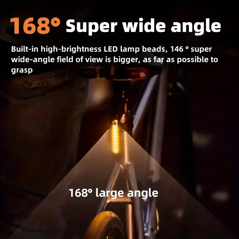 Ledsen™ GlowLight - Vélo Rechargeable Feu Arrière Tube