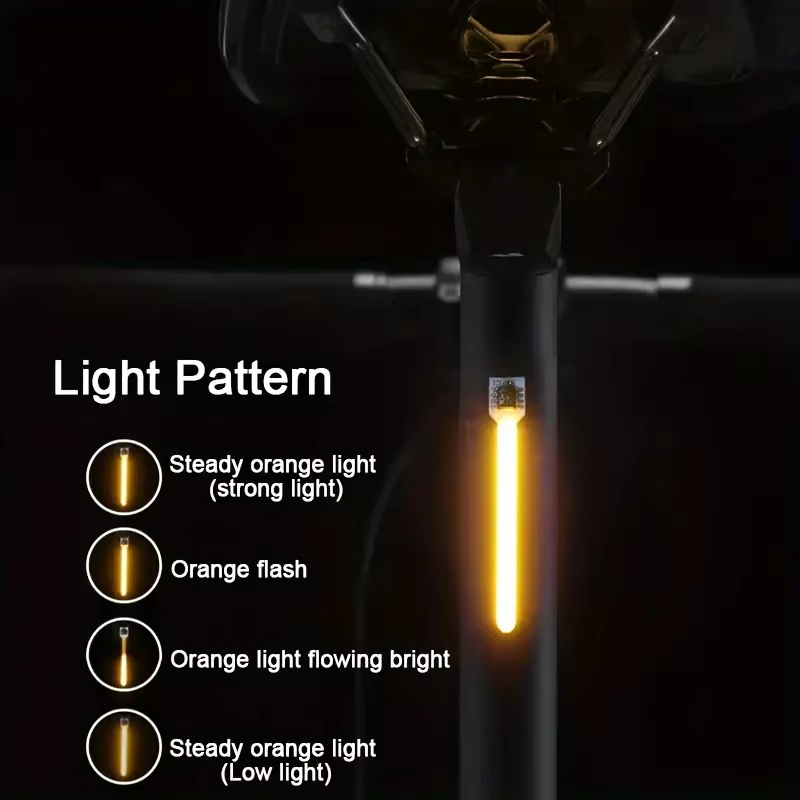 Ledsen™ GlowLight - Vélo Rechargeable Feu Arrière Tube