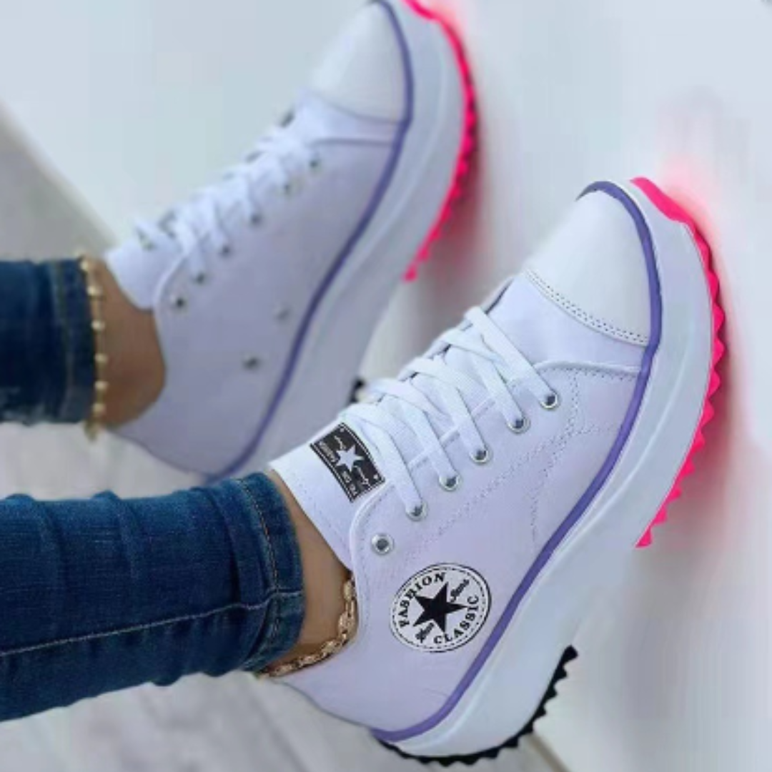 Happy™ ComfySneakers: Confortables Mode Baskets Chaussures Pour Femmes