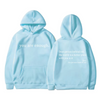 Icone™ DearHoodie: Sweat A Capuche Avec Message Imprimé A L'avant Et A L'arrière
