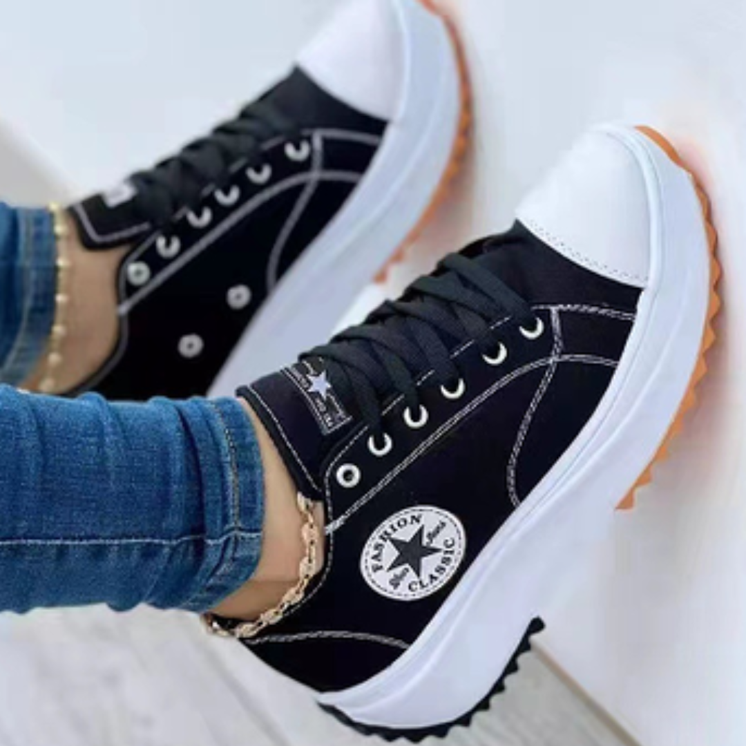 Happy™ ComfySneakers: Confortables Mode Baskets Chaussures Pour Femmes