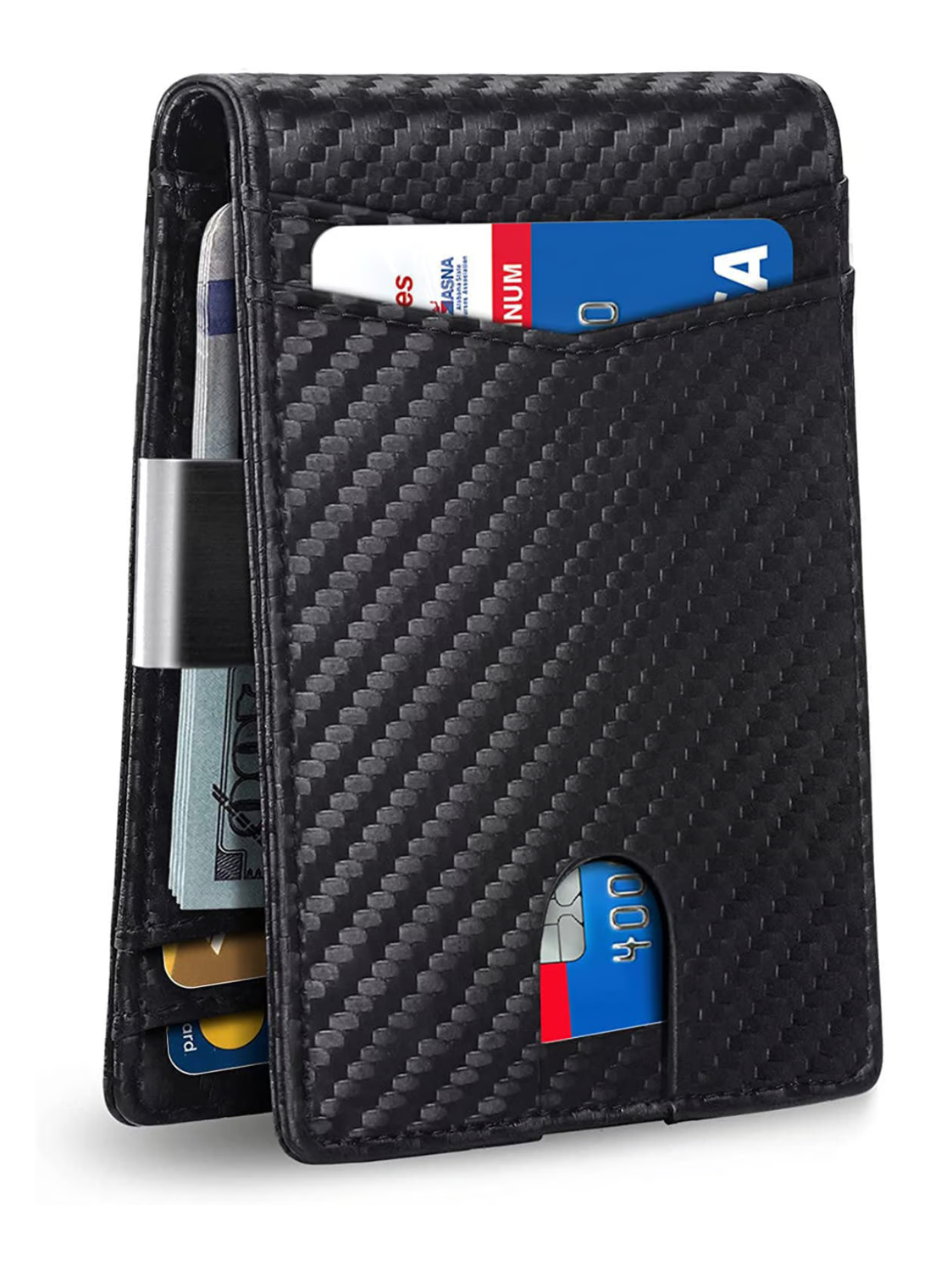 Icone™ SlimWallet - Portefeuille RFID Ultra Fin Et Sécurisé En Cuir Pour Hommes