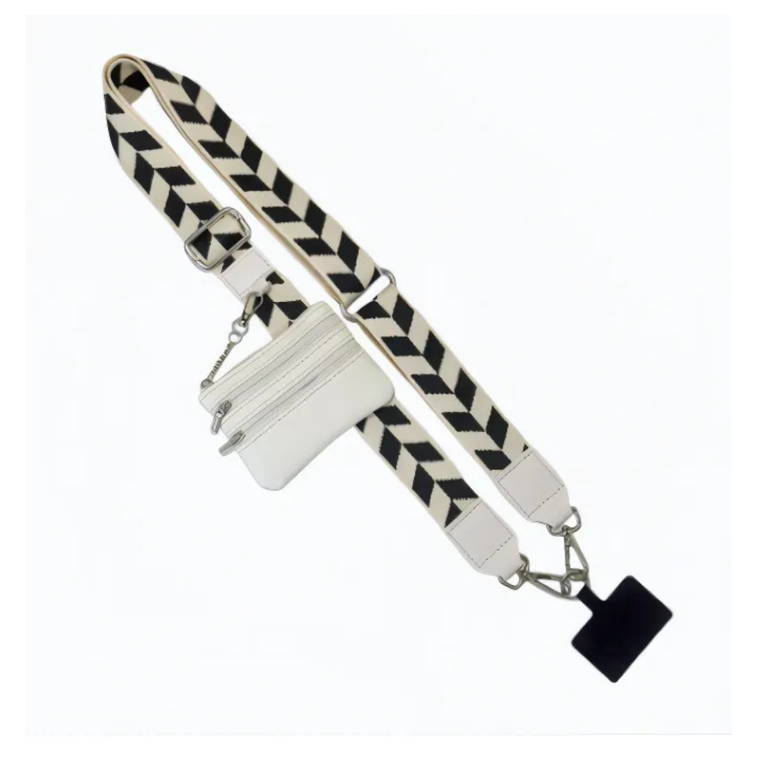 Icone™ PhoneStrap: Sangle En Bandoulière Réglable Pour Téléphone Avec Pochette