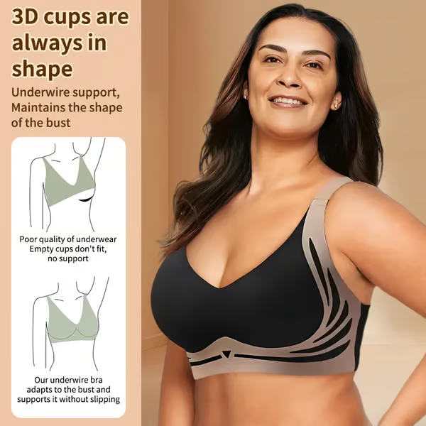 Icone™ SeamlessBra: Sans Fil Anti Relâchement Sans Couture Soutien-Gorge