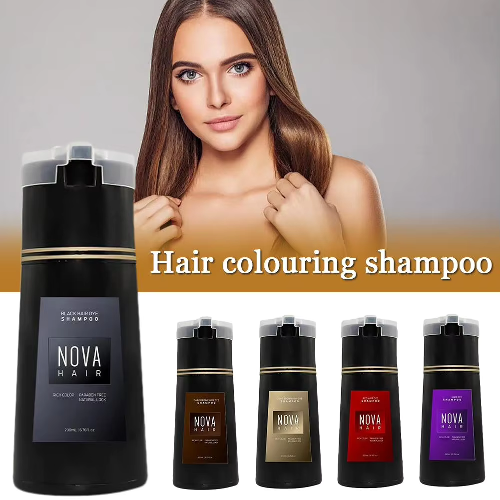 Rose® DyeShampoo: Instantané Teinture Cheveux Shampooing