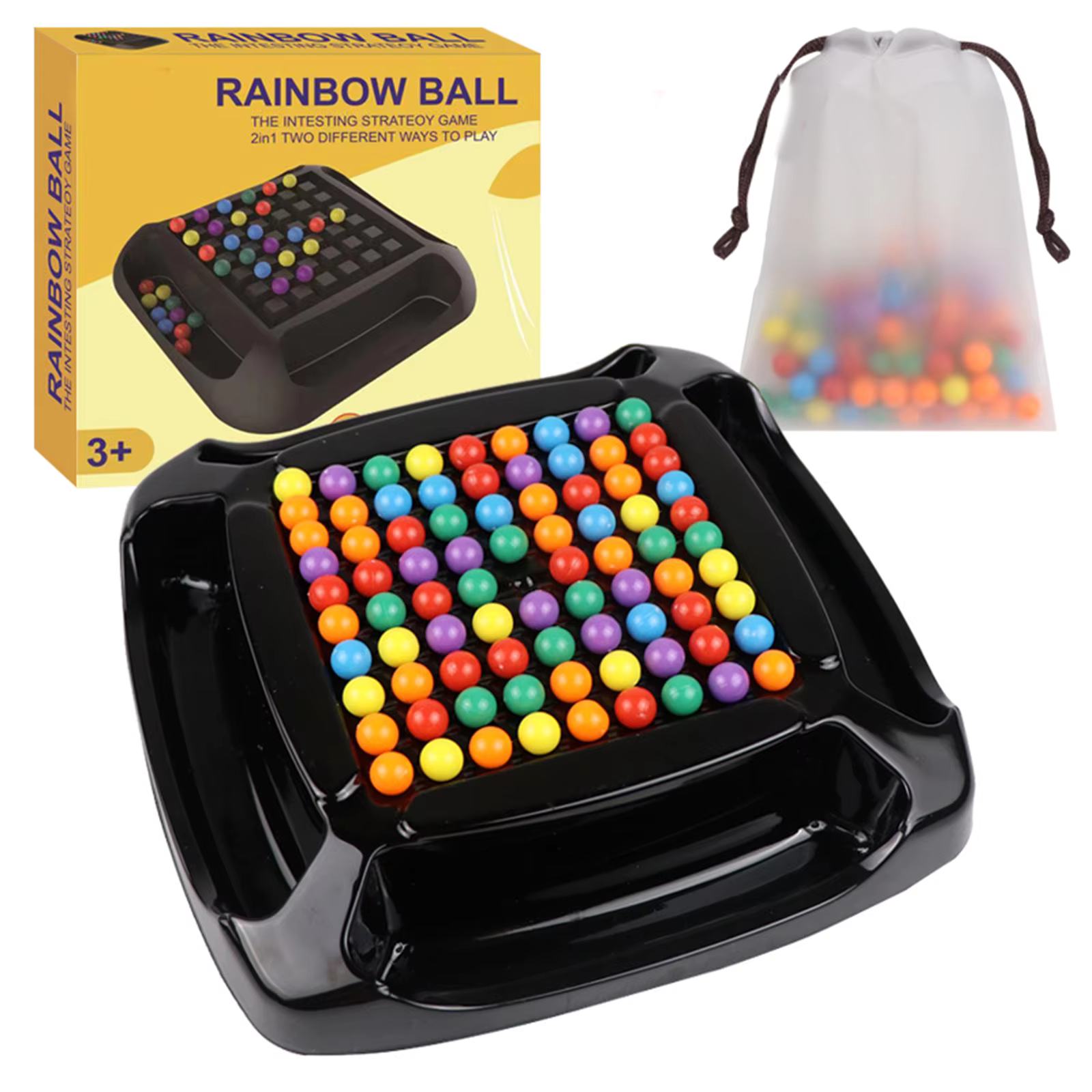Kletshuts™ ColorGame : Jeu D'élimination Des Perles Arc-en-ciel Intellectuelles