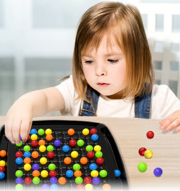 Kletshuts™ ColorGame : Jeu D'élimination Des Perles Arc-en-ciel Intellectuelles