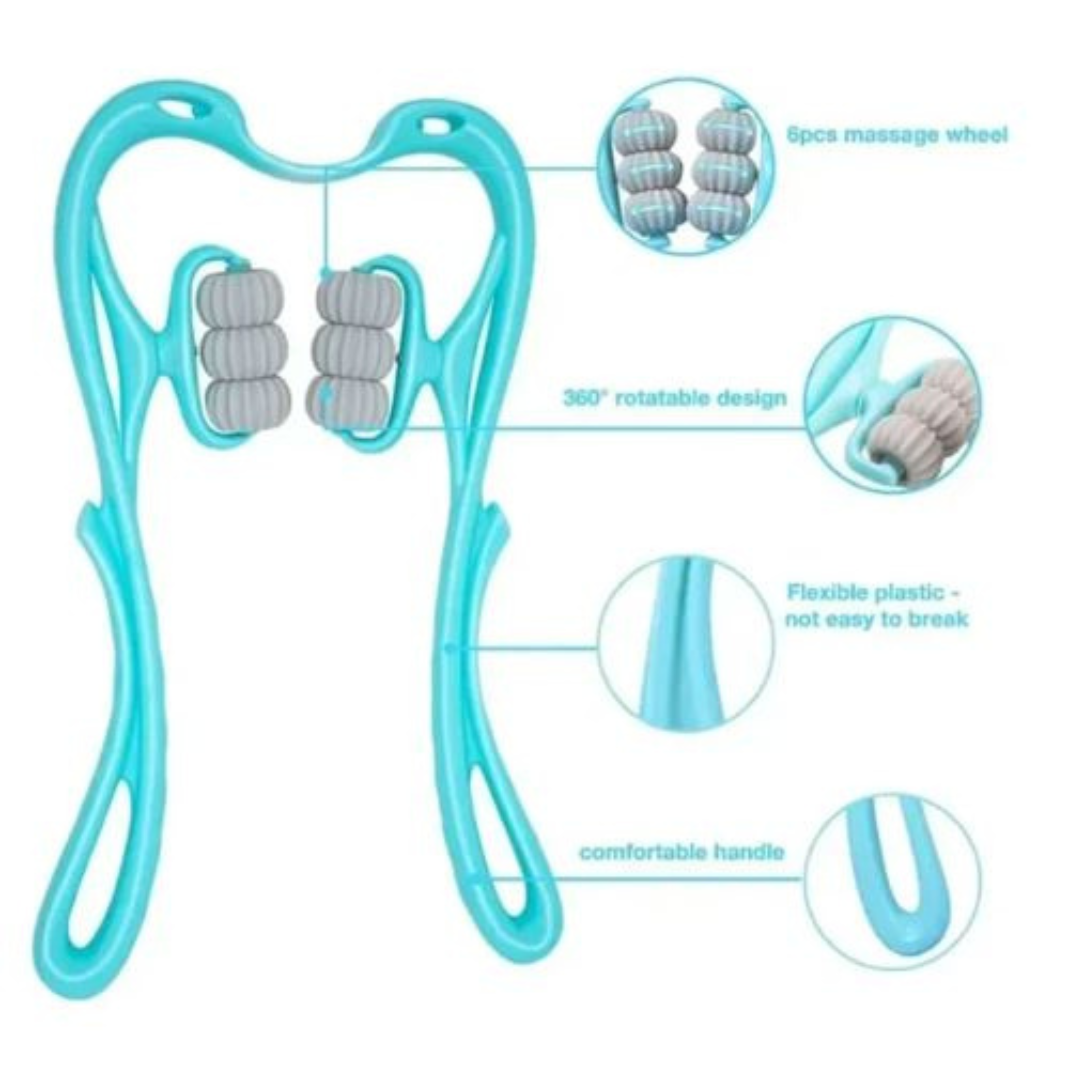 NeckRoller 1+1 GRATUIT - Appareil De Massage De La Colonne Cervicale Et Du Cou