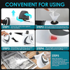 Cleaner Pro° PowerSteam: Multifonctionnel Puissant Nettoyeur Vapeur Domestique Ensemble