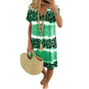 Icone™ LeopardDress: Femme Robe Imprimé Léopard