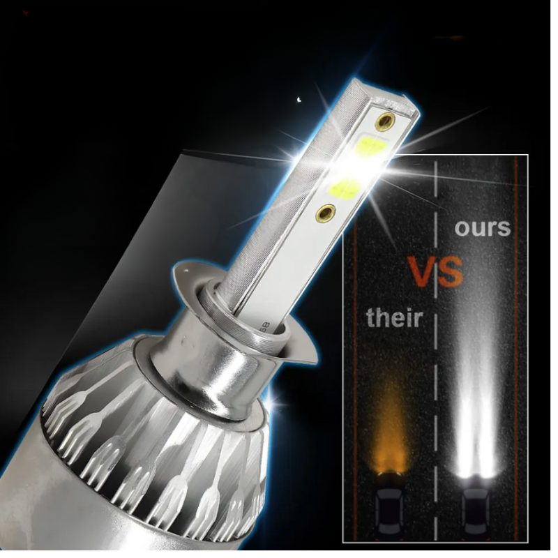 Ledsen™ HeadlightPro 1+1 GRATUIT : Feux Avant LED Haute Performance Pour Voiture