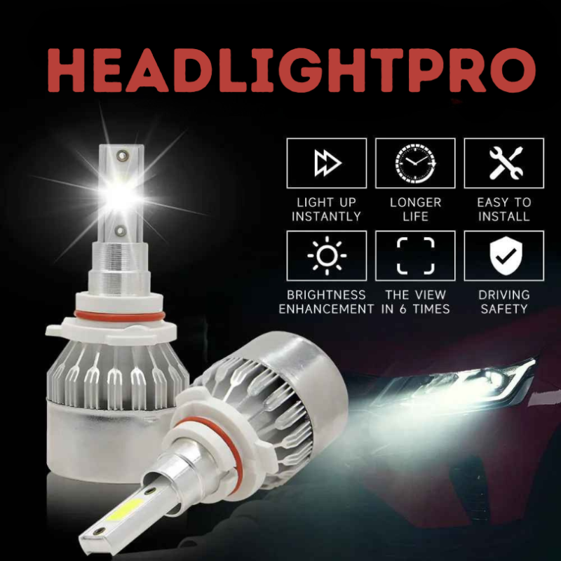Ledsen™ HeadlightPro 1+1 GRATUIT : Feux Avant LED Haute Performance Pour Voiture
