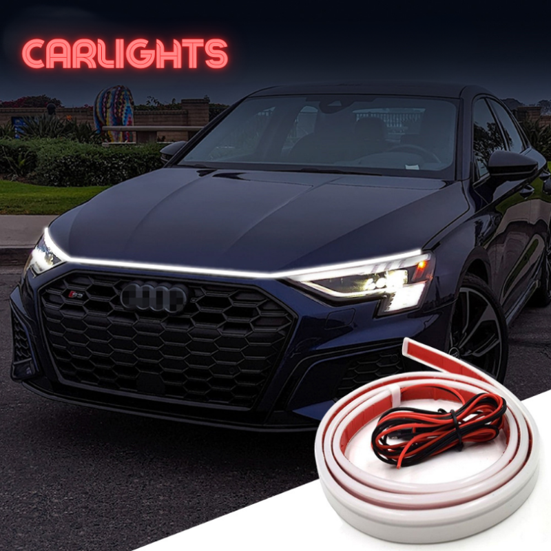Ledsen™ CarLights - Feux LED Dynamiques Pour Capot De Voiture, Bande De 2M