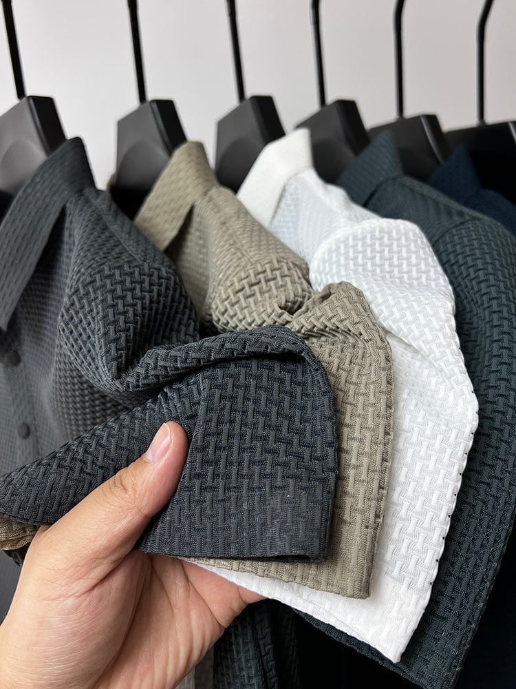 Icone™ BreathableShirt 1+1 GRATUIT : Chemise À Manches Courtes Élégante Et Respirante Pour Homme