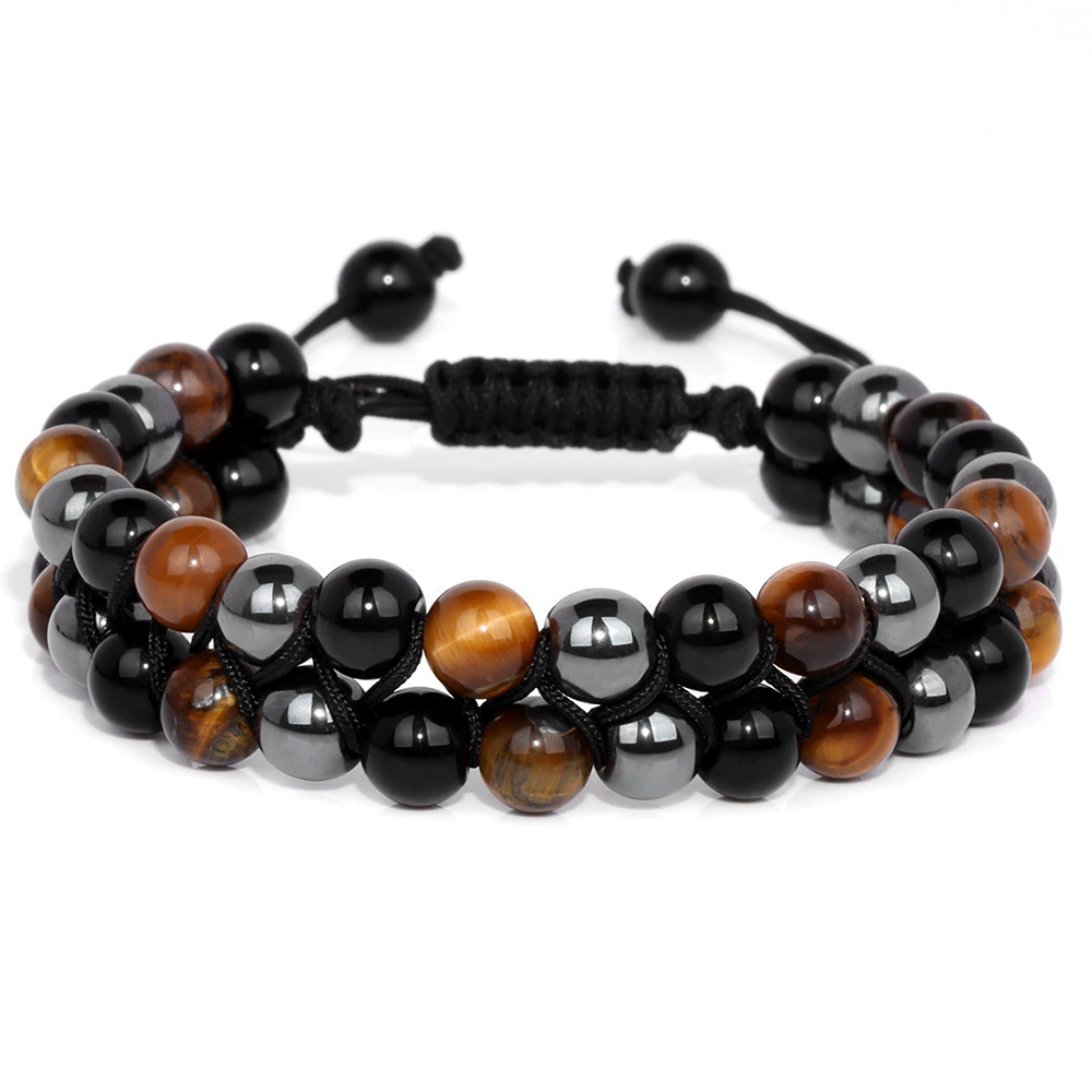 Jewelance™ ProtectionBracelet 1+1 GRATUIT:  Double Couche Le Tigre Œil Bracelet De Protection