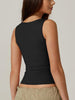 Icone™ TankTop 1+1 GRATUIT : Débardeur Sans Manches À Encolure Carrée Pour Femme