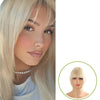 Rose® WigBangs 1+1 GRATUIT : Perruque Sans Couture Aspect Naturel Frange Prolongements