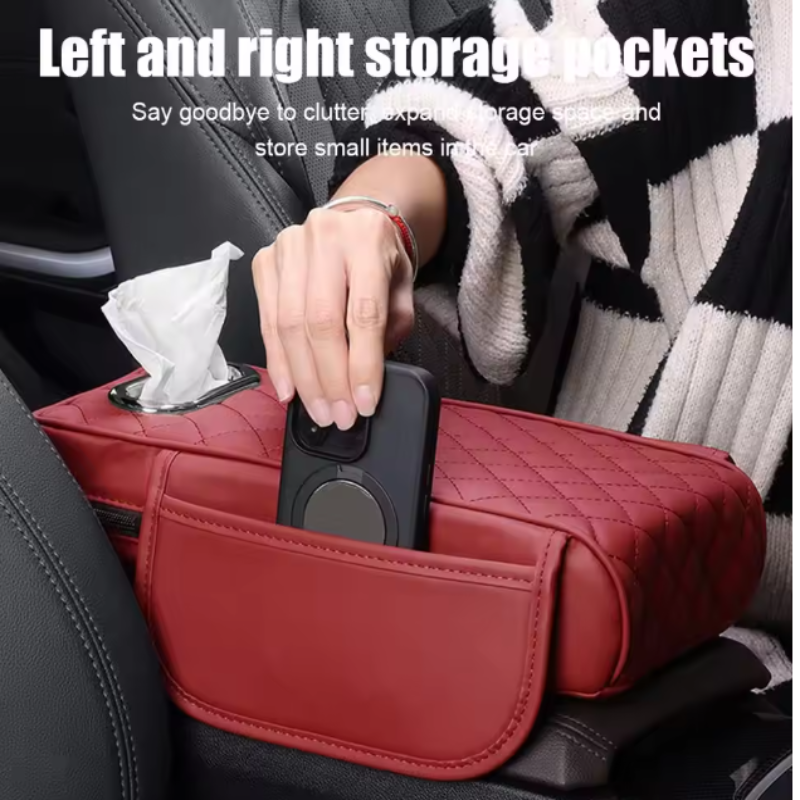 ArmrestCover: Housse Universelle D’Accoudoir De Voiture Soutien Et Poches De Rangement