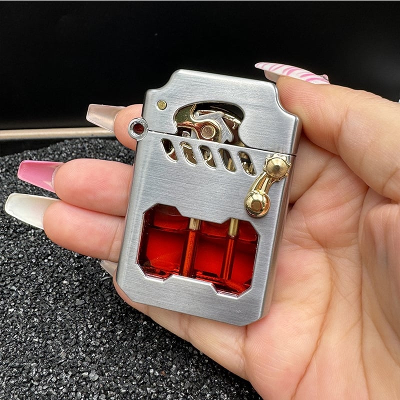 PowerLighter - Design Moderne Et Puissant Briquet Métallique Résistant Au Vent
